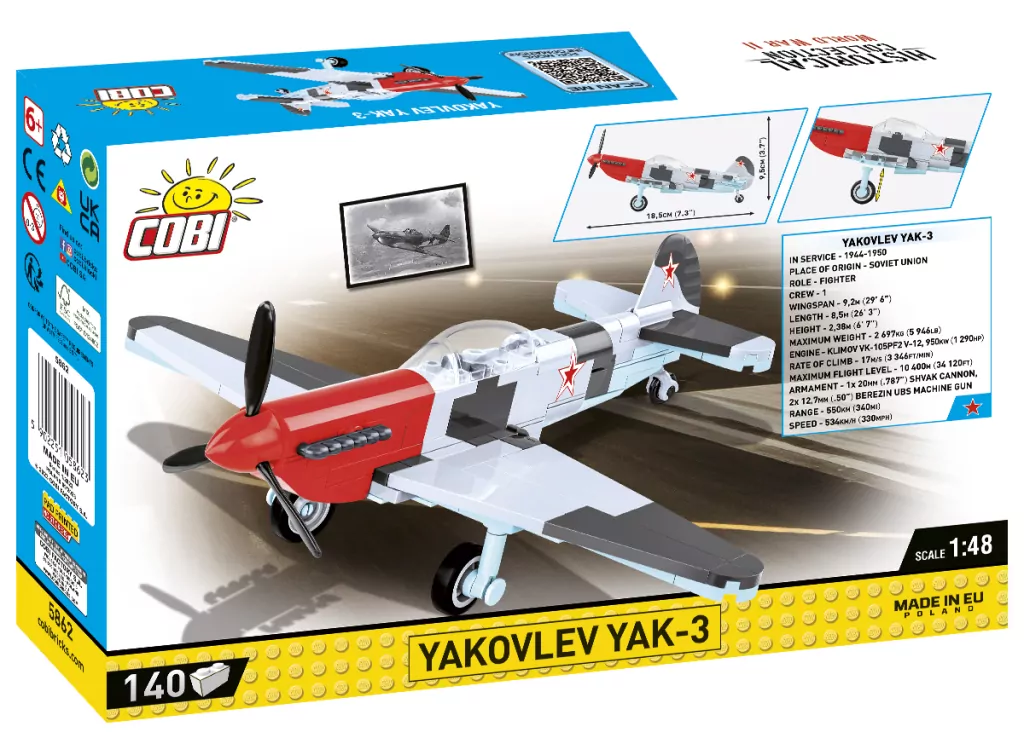 Cobi. Klocki Yakovlev Yak-3 - tantis.pl