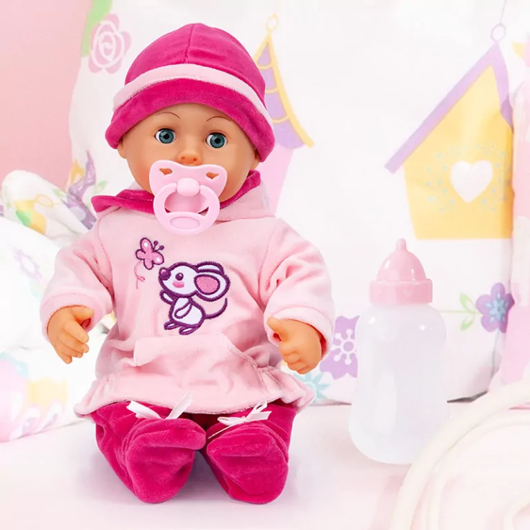 Bayer. Lalka bobas interaktywna, 38cm - tantis.pl