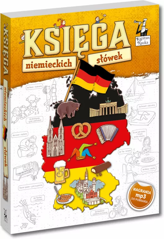 Księga niemieckich słówek. Kapitan Nauka - tantis.pl