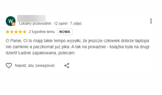 Tantis - opinie Google