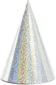 Czapeczki holograficzne srebrne 16cm - tantis.pl