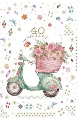 Kartka okolicznościowa Urodziny 40