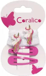 Zestaw frotek i spinek z Jednorożcem