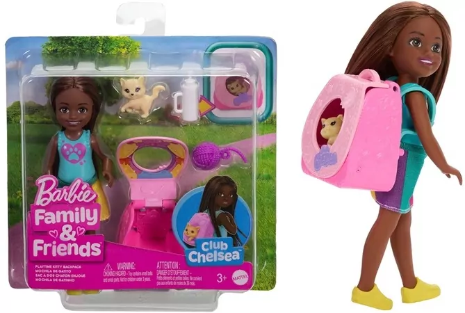 Barbie Family&Friends Klub Chelsea JBF45 - tantis.pl