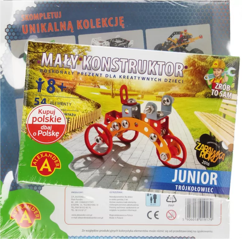 Monster Truck Warrior. Mały konstruktor - tantis.pl