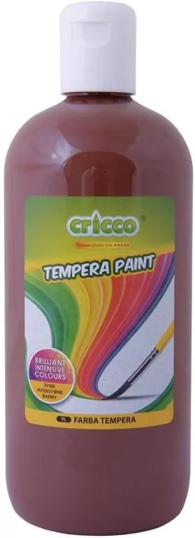 Farba tempera 500ml. Brązowa - tantis.pl