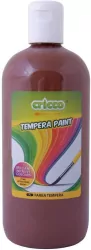 Farba tempera 500ml. Brązowa