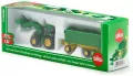 Traktor John Deere z przyczepą. Siku Farmer. S1843 - tantis.pl