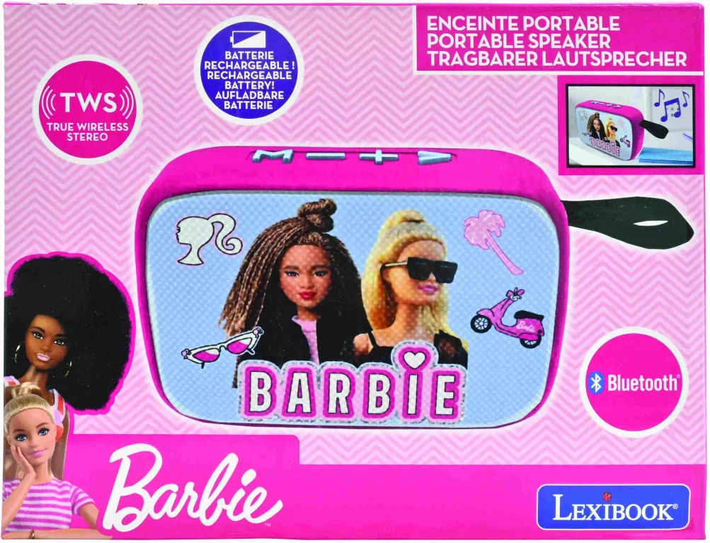 Głośnik bluetooth Barbie Lexibook BT018BB - tantis.pl