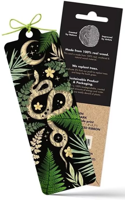 Zakładka drewniana Kosmiczny rok zielony - tantis.pl