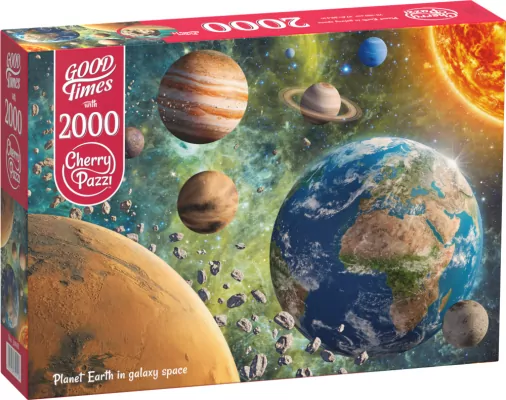 Puzzle 2000. CherryPazzi. Planet Earth in Galaxy. 50118