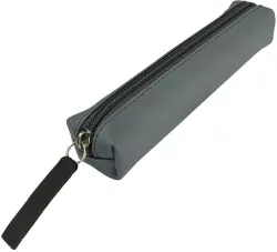 Piórnik mini prostokąt Popielaty