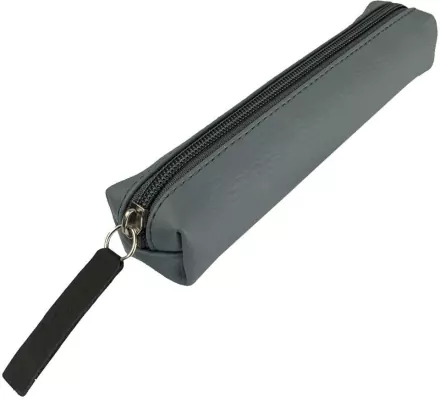 Piórnik mini prostokąt Popielaty