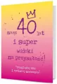 Karnet B6: Urodziny 40 Kobieta - tantis.pl