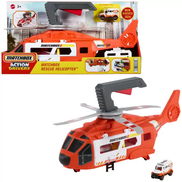 Helikopter ratunkowy Matchbox - tantis.pl