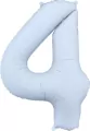 Balon foliowy cyfra 4 86cm mglisty niebieski - tantis.pl