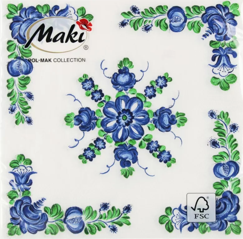 SERWETKA PAP 3W 330X330 FAJANS 61401 PM OP - tantis.pl