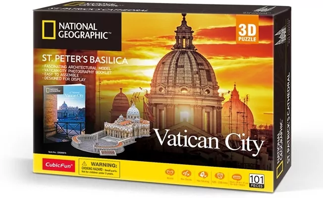 Puzzle 3D National geographic bazylika Św. Piotra - tantis.pl
