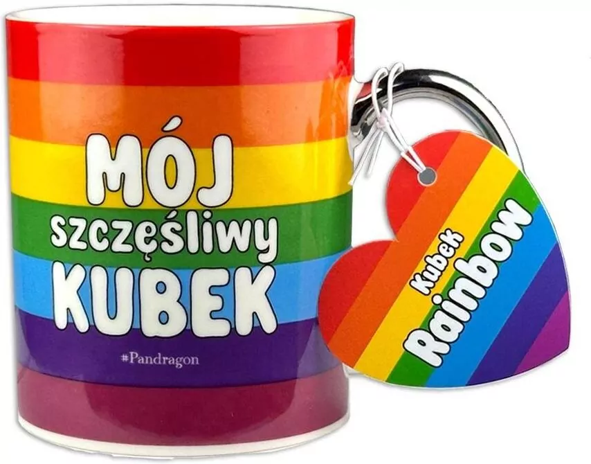 Kubek Rainbow Szczęśliwy kubek - tantis.pl