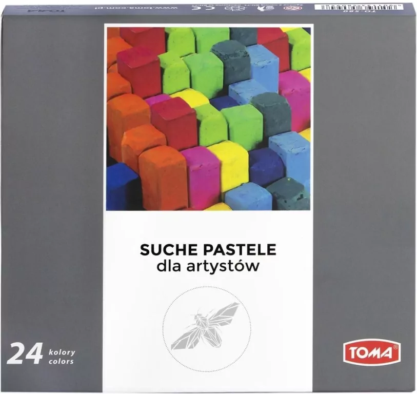 Pastele suche 24 kolory TOMA - tantis.pl