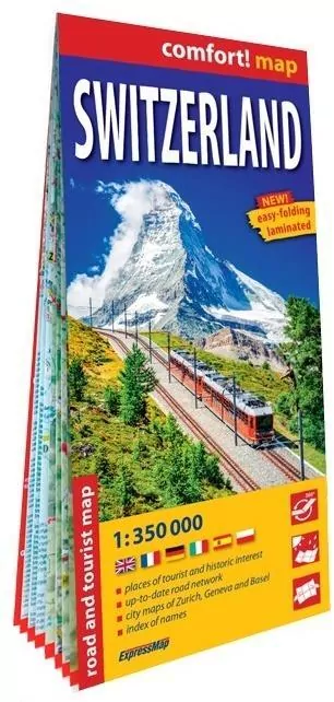 Comfort! map Switzerland 1:350 000 - tantis.pl