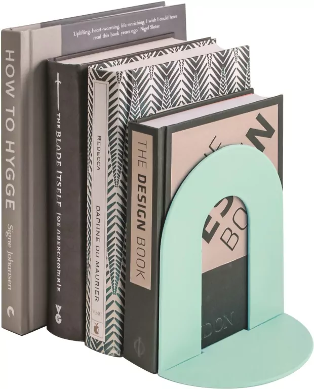 Book End. Podpórka pod książki miętowa - tantis.pl