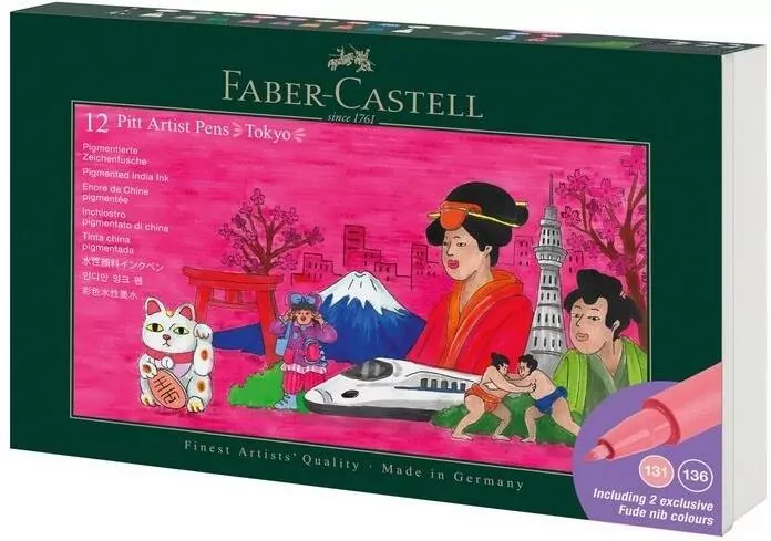 Pisaki artystyczne Tokio 12kol FABER CASTELL - tantis.pl