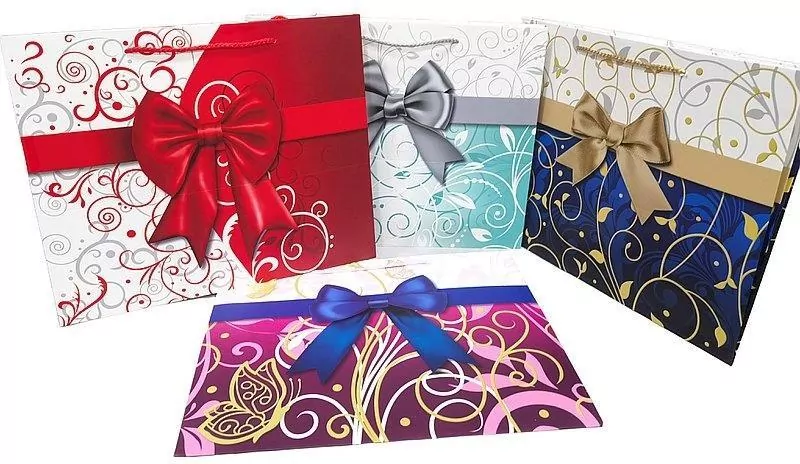 Torba prezentowa 37x31x26cm MIX - tantis.pl