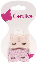 Klipsy akrylowe Jednorożec