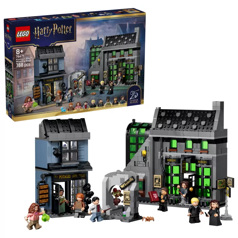 LEGO® Magiczne sklepy na ulicy Śmiertelnego Nokturnu 76471 - tantis.pl