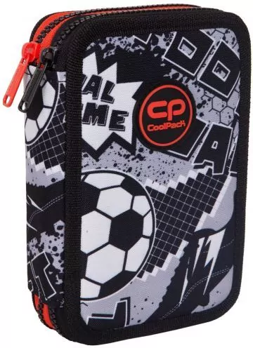 Piórnik 2-komorowy. Coolpack. Jumper 2. Grey ball - tantis.pl