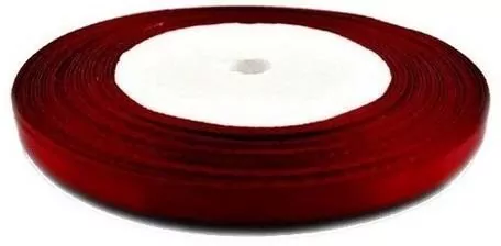 Wstążka satynowa szkarłatna 12mmx32m - tantis.pl