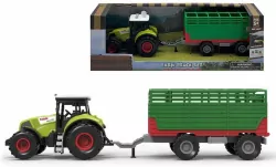 Traktor z przyczepą ze światłem i dźwiękiem