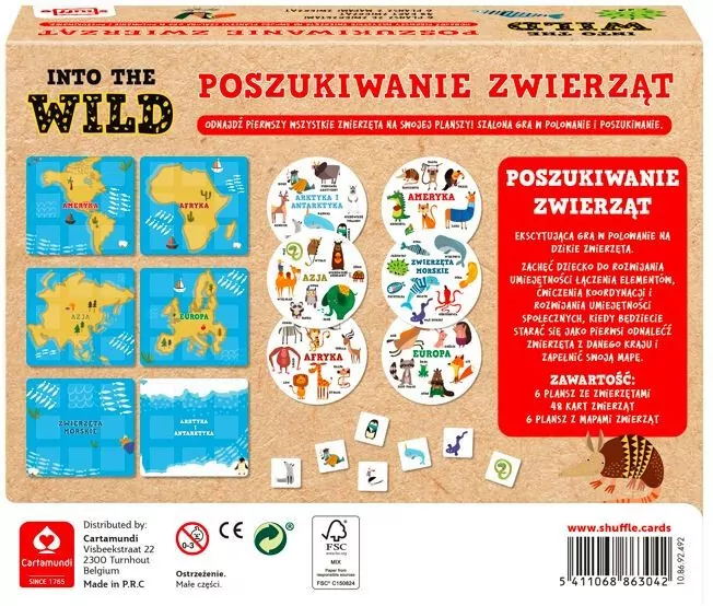 Into the Wild - Poszukiwanie zwierząt CARTAMUNDI - tantis.pl