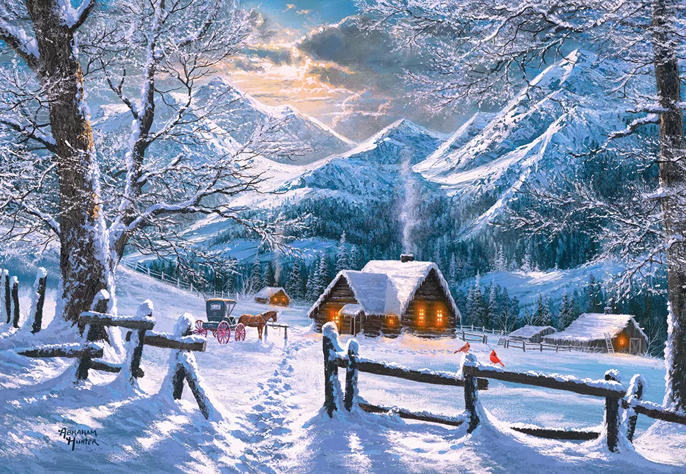 Puzzle Snowy Morning 1500 - tantis.pl