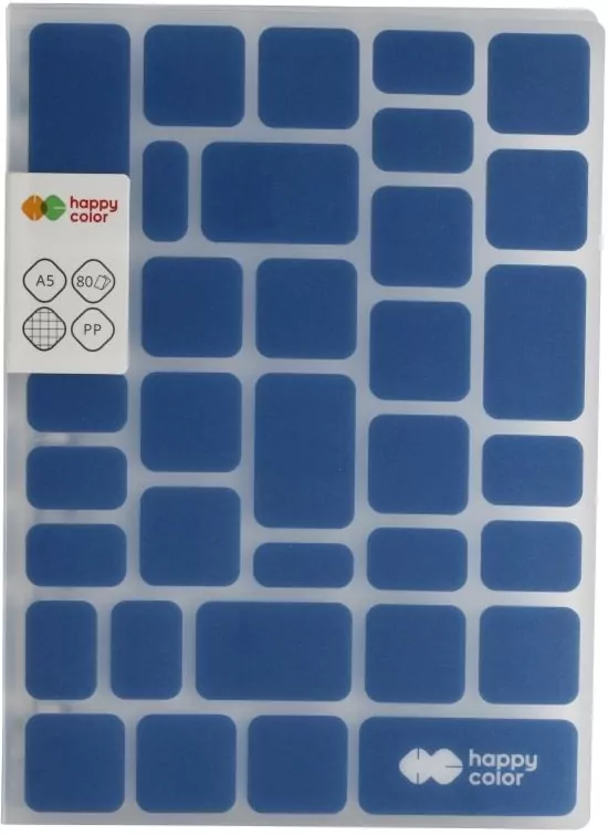 Kołobrulion A5/80K kratka Trend Blue HAPPY COLOR - tantis.pl