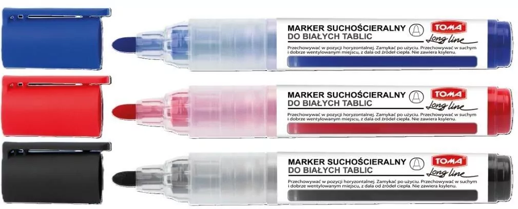 Marker suchościeralny LongLine + ścieracz - tantis.pl