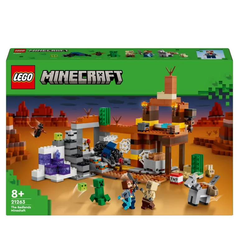 LEGO® Minecraft. Kopalnia w Badlandach 21263 - tantis.pl