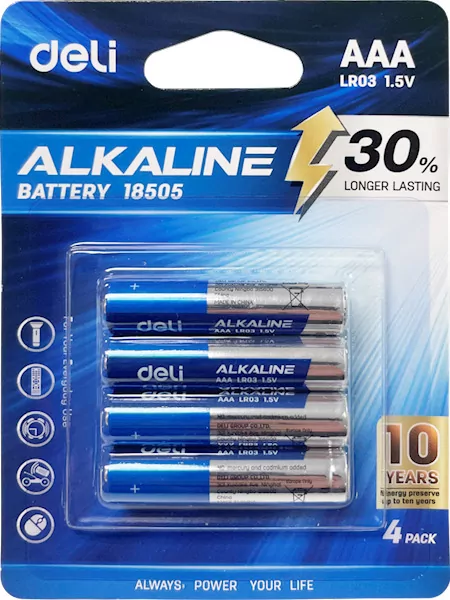 Bateria alkaliczna LR03 AAA 4 szt. - tantis.pl