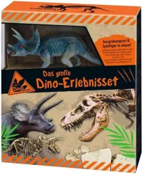 Figurka + szkielet dinozaura
