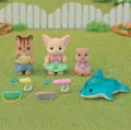 Sylvanian Families Przedszkole Zabawa w basenie Baby Trio 5749 p6 - tantis.pl