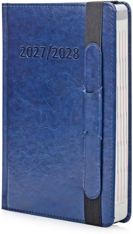Kalendarz 2027/28 A5 Dwu-letni Granatowy - tantis.pl