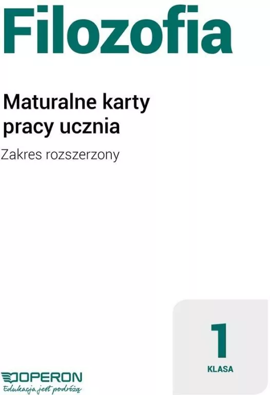 Filozofia. Maturalne karty pracy 1. Zakres rozszerzony - tantis.pl