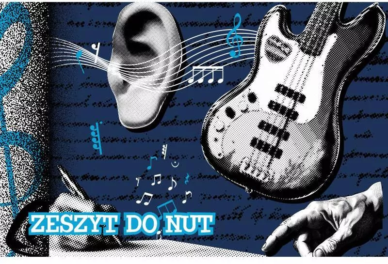 Paczka Zeszyt do nut A4 16k. pięciolinia okładka lakierowana mix 20 sztuk - tantis.pl