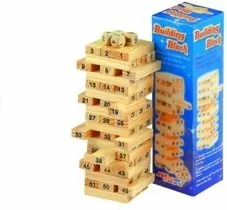 Drewniana układanka. Wieża jenga - tantis.pl