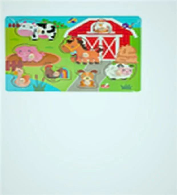 Smily Play. Układanka drewniana Mała farma - tantis.pl