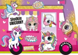 Słodkie unicorny - kolorowanka z naklejkami