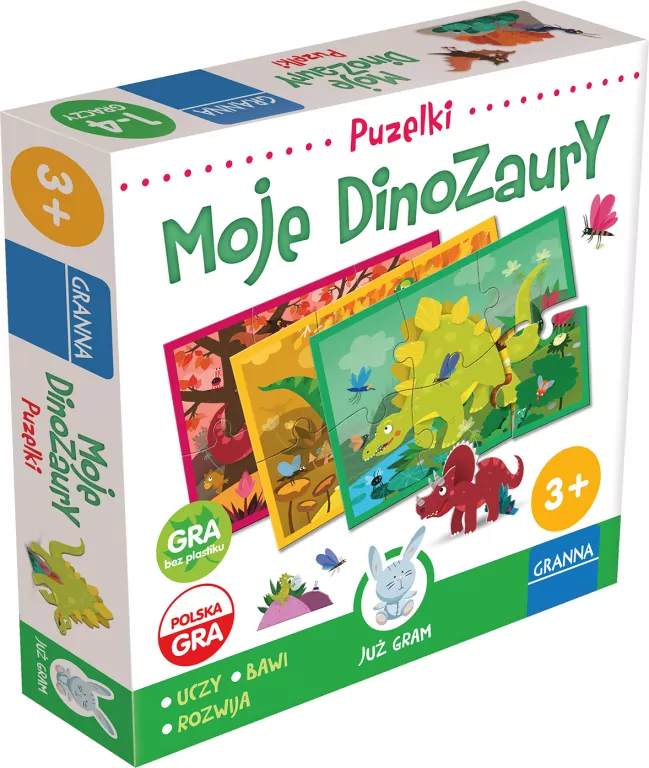 Moje dinozaury. Puzelki - tantis.pl
