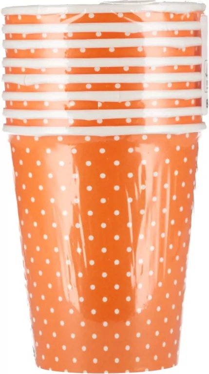 KUBEK PAP 250ML POM KROPKI 036811 PM OPF - tantis.pl
