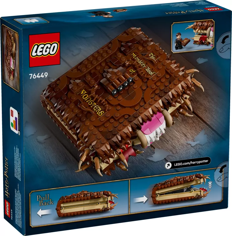 LEGO® Harrt Potter. Potworna księga potworów z zębami 76449 - tantis.pl